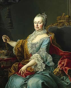 Emperor of Austria's wife, Maria Theresia