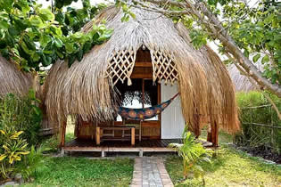 accommodation directly on the beach at Vilanculos