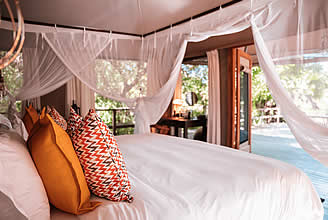 Muzimu Lodge is Gorongosa&rsquo;s flagship safari camp